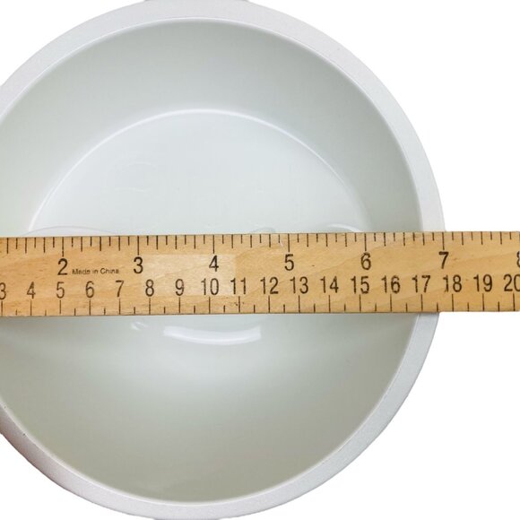 Obol Never Soggy Cereal Bowl - White Divided Portion Control Bowl - Set Of 2 - Picture 5 of 5